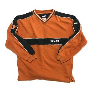 Texas Bulls Pumas Sweatshirt Crewneck Size Large